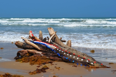 South Padre Island Patriot Surf Tree