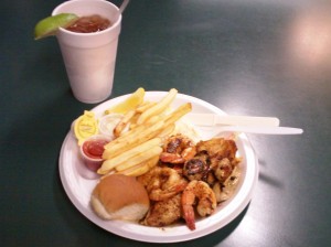 Joe's Oyster Bar Grilled Fish, Shrimp, & Oysters