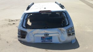 South Padre Island Buried Car