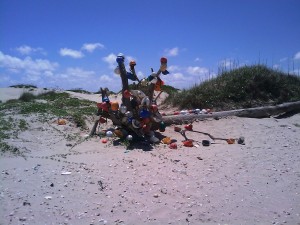 South Padre Island's Hardhat Tree