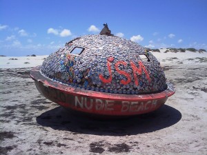 South Padre Island Nude Beach Lifeboat